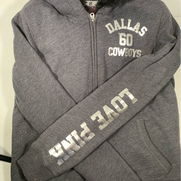 GORGEOUS PINK Victoria Secret’s Dallas Cowboy’s jacket - Picture 8 of 11